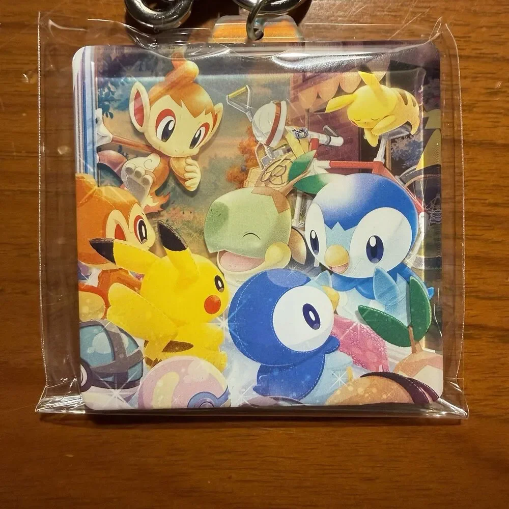 Pokemon 30th Anniversary Acrylic Keychain Timeless Adventure Sinnoh Japan
